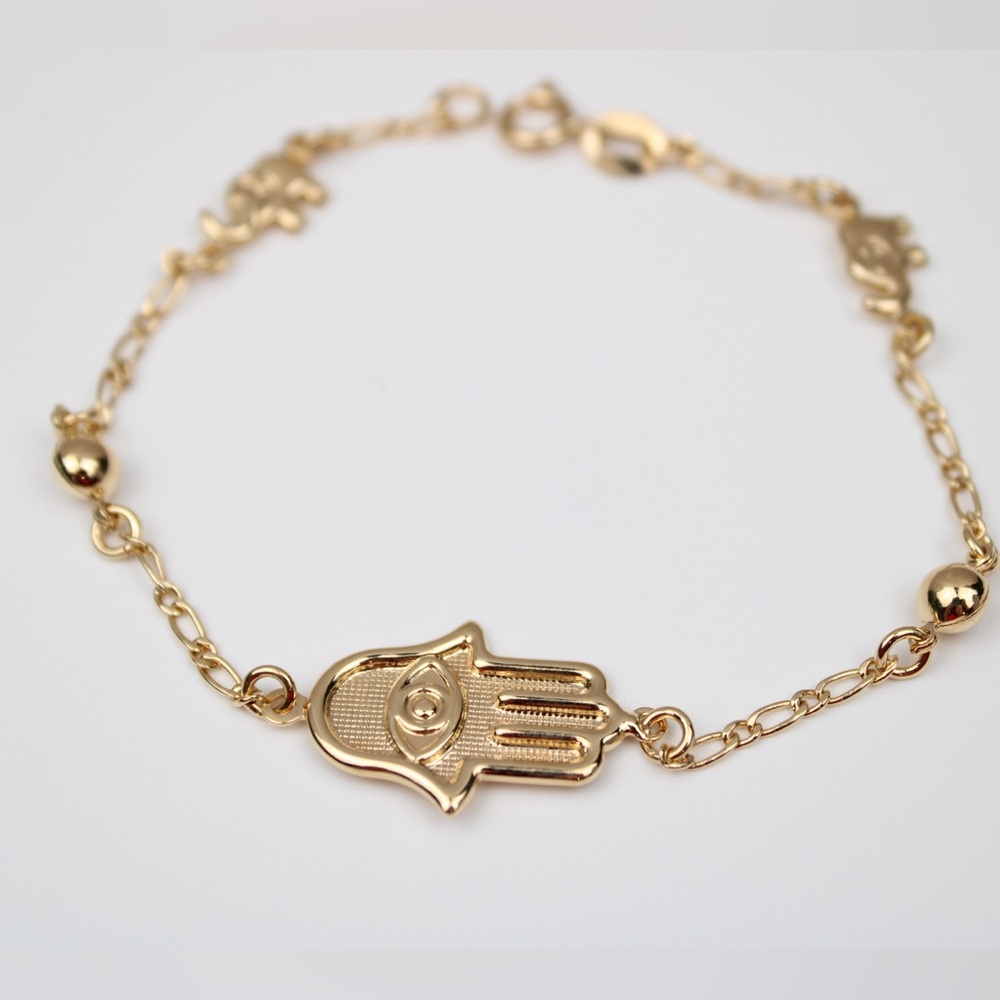 Women’s gold plated bracelet 7.5”